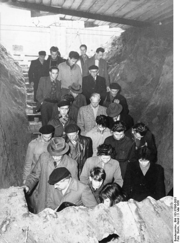 Public Viewing of an American Spy Tunnel in East Berlin (May 3, 1956)
